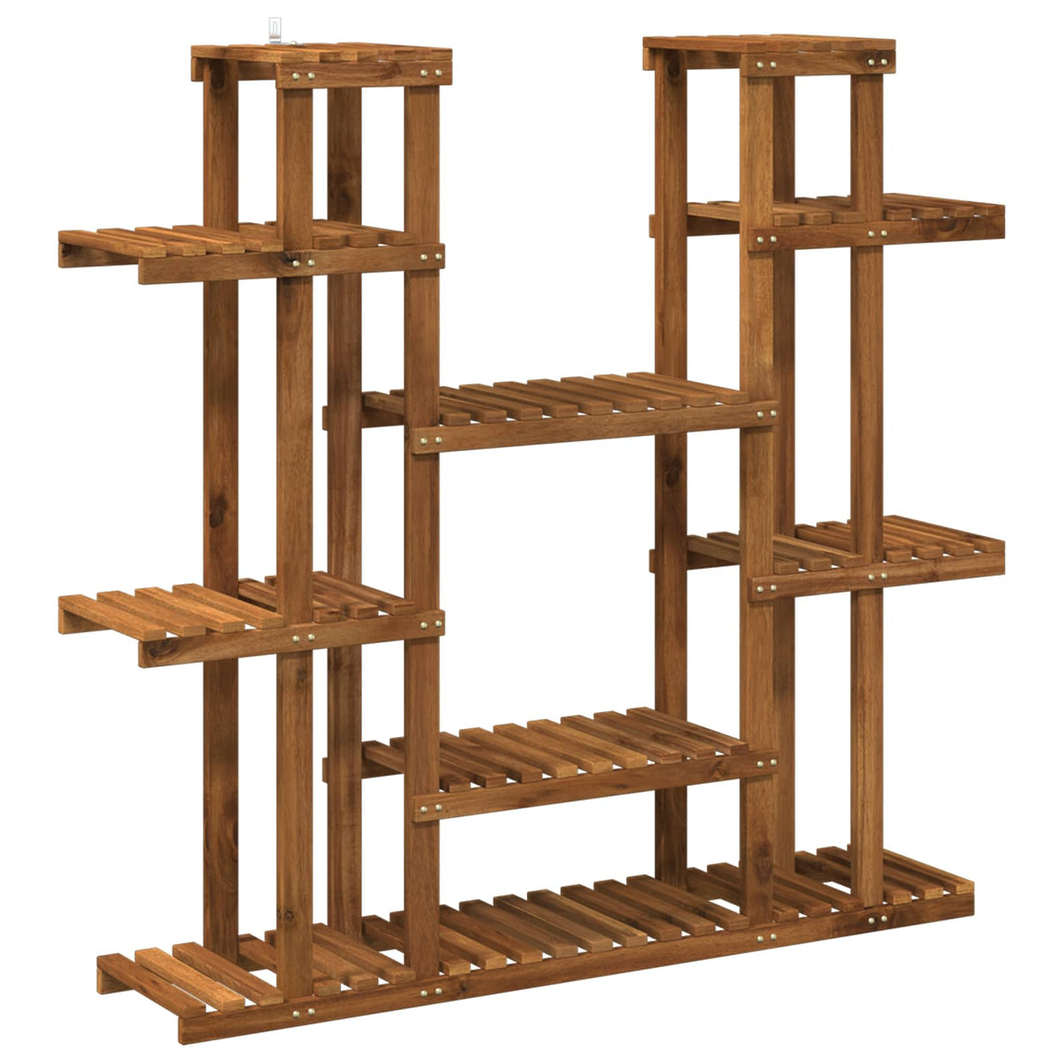 Planteholder Naturfarvet 123 x 25 x 114,5 cm Massivt Akacietræ