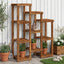 Planteholder Naturfarvet 85 x 30 x 114,5 cm Massivt Akacietræ