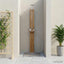 Udendørs bruser 257 cm Massiv akacietræ og rustfrit stål
