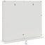 LED Makeup Spejl Hvid 50 x 10 x 44 cm Glas og Stål