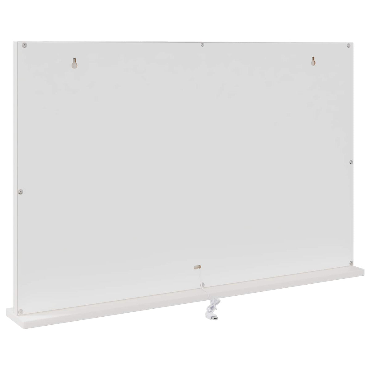 LED Makeup Spejl Hvid 80 x 10 x 52,5 cm Glas og Stål