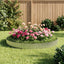 Plænekant 20 m x 25 cm Galvaniseret stål Sølv