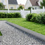 Plænekant 20 m x 15 cm Galvaniseret stål Sølv