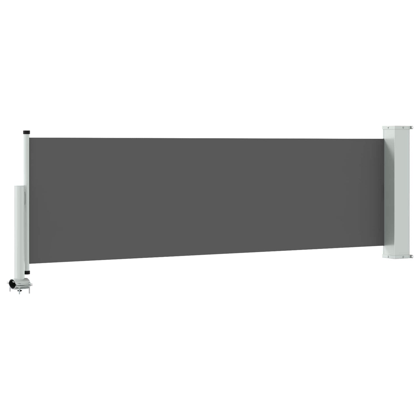 Side Markise 80 x 300 cm 100% polyester jern stål Rektangulær