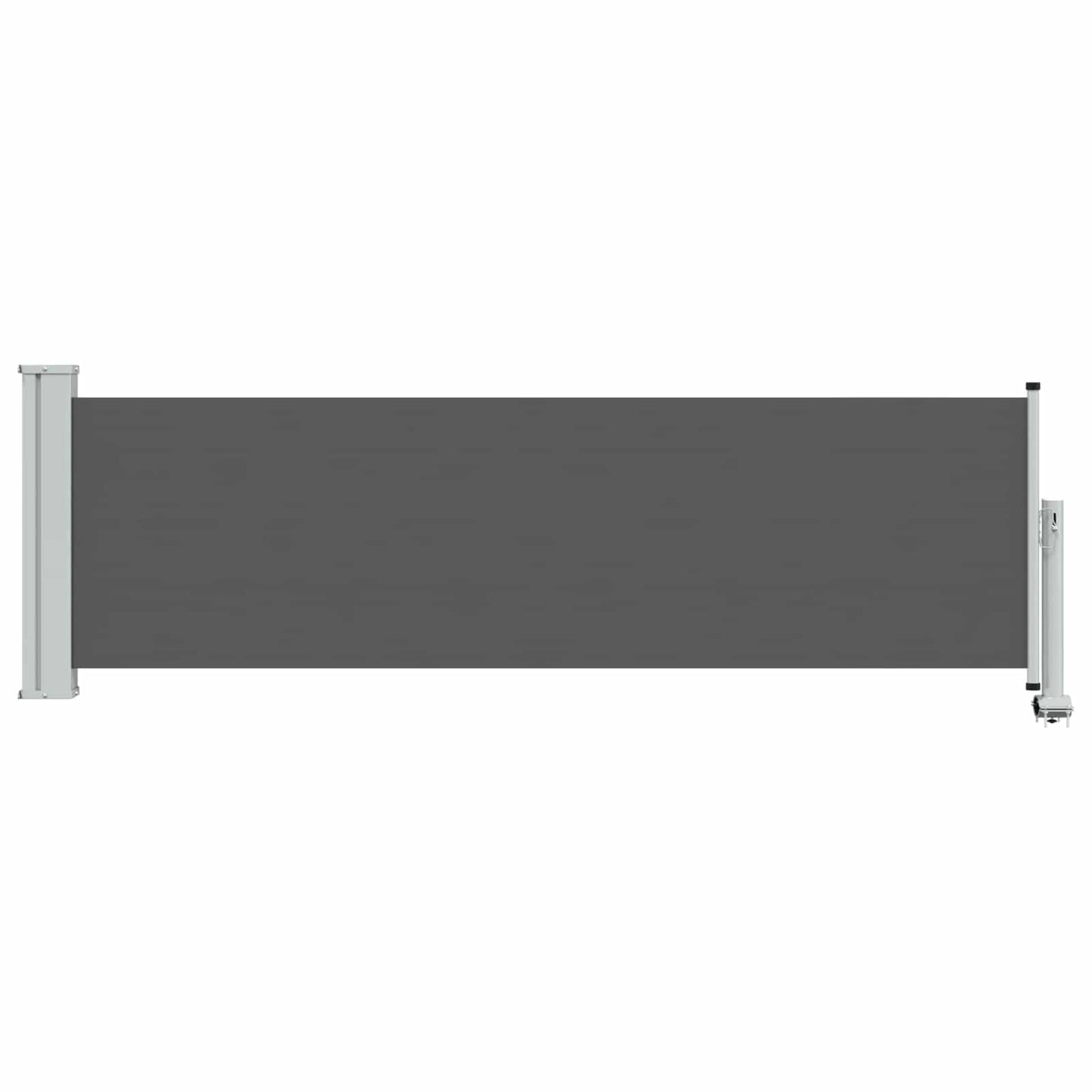 Side Markise 80 x 300 cm 100% polyester jern stål Rektangulær
