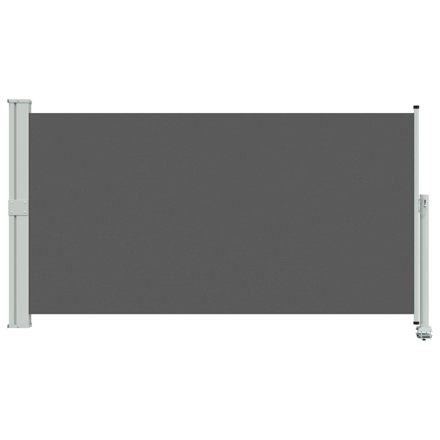 Side Markise Antracit 160 x 300 cm Polyester Rektangulær