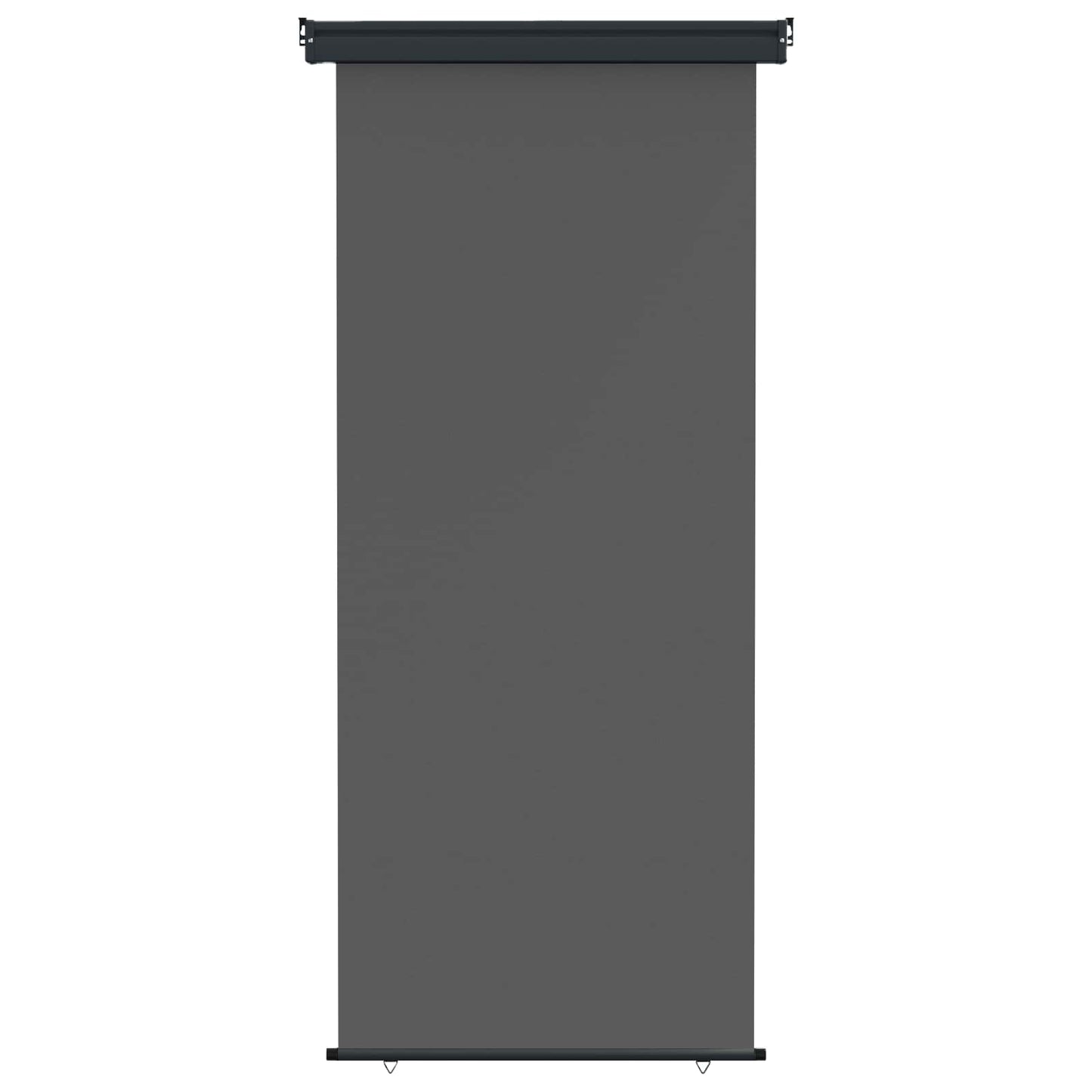 Balkon Sideskærm 80 x 250 cm 100% polyester jern stål Antracit