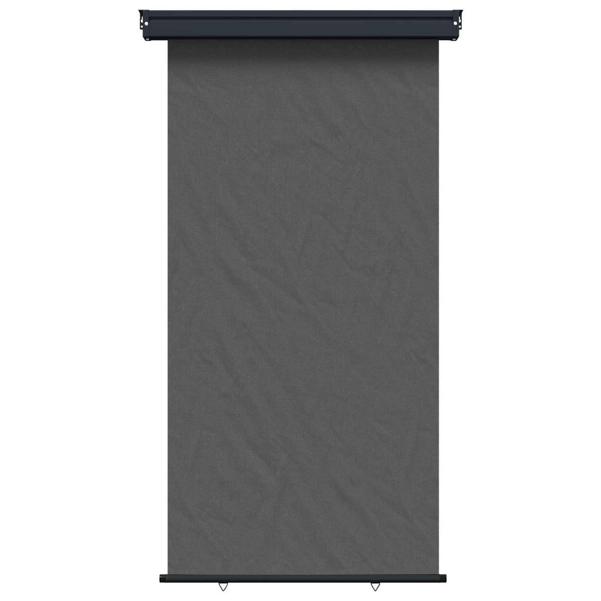 Balkon Sideskærm 117 x 250 cm 100% polyester jern stål Antracit
