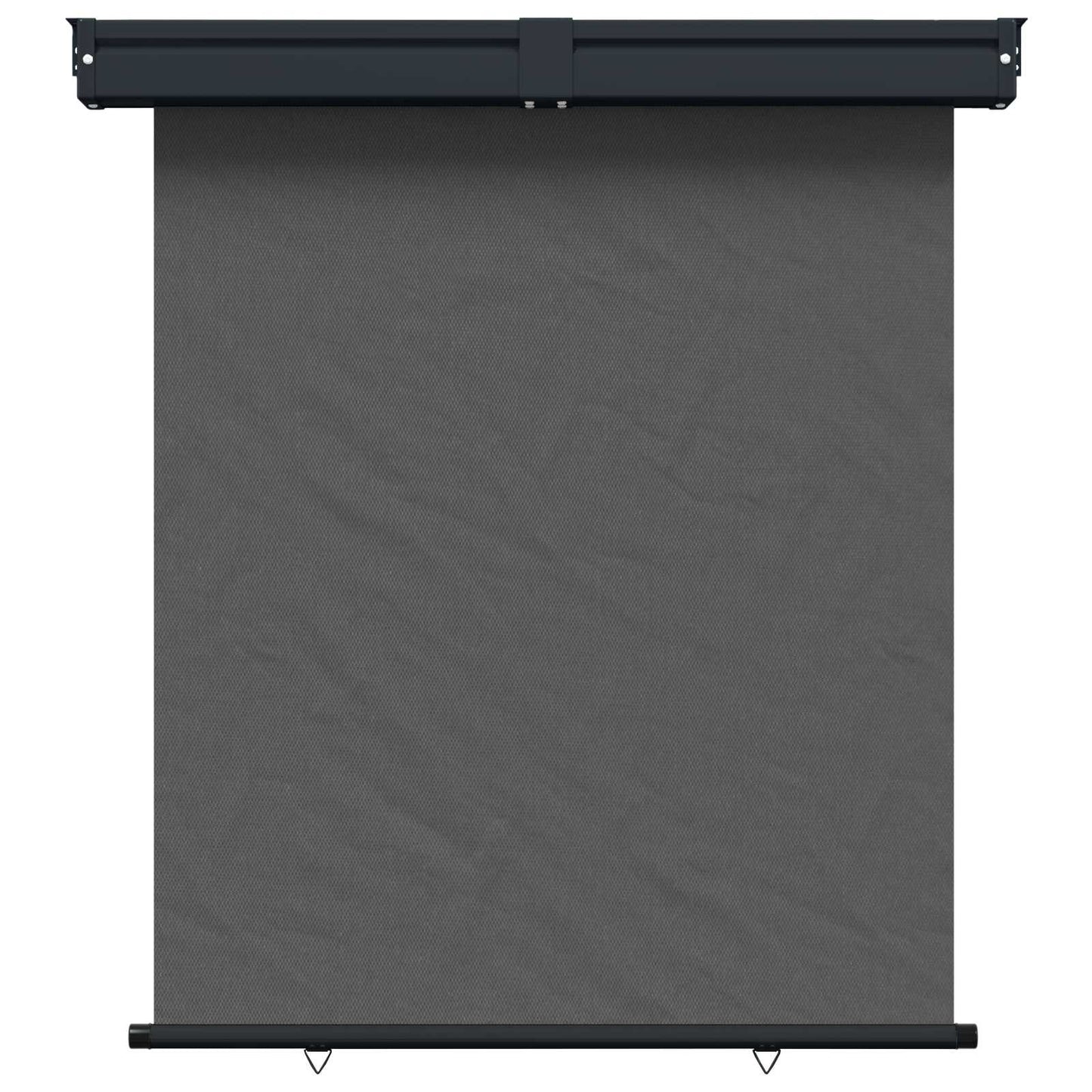 Balkon Sideskærm 160 x 250 cm 100% polyester jern stål Antracit