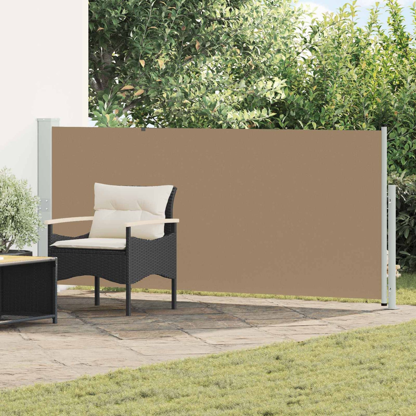 Udtrækkeligt side-markise Rektangulær 170 x 300 cm Polyester