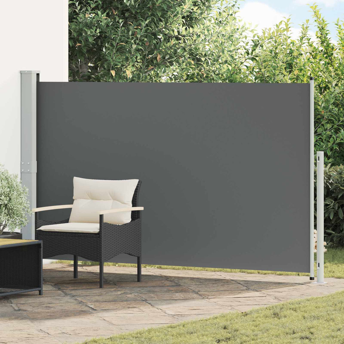 Udtrækkeligt side-markise Rektangulær 180 x 300 cm Polyester