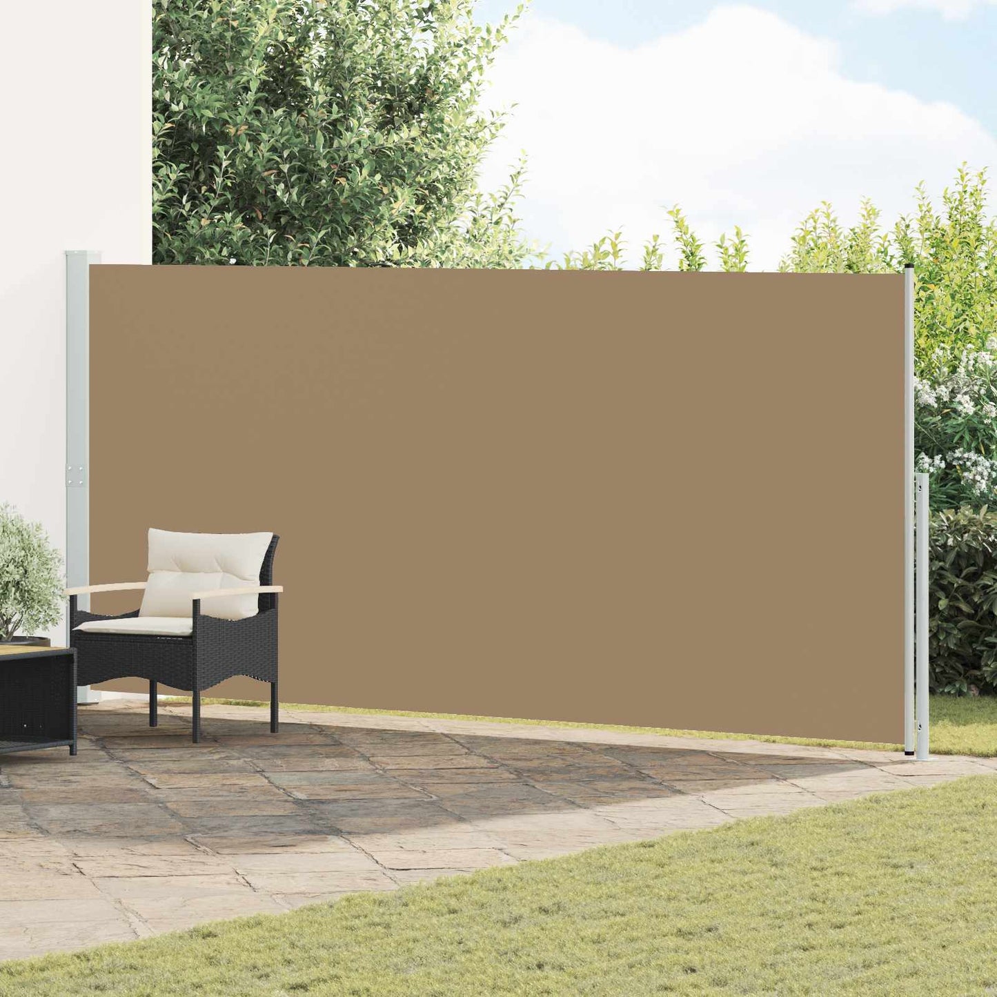 Udtrækkeligt side-markise Rektangulær 220 x 300 cm Polyester