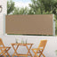 Udtrækkeligt side-markise Rektangulær 500 x 100 cm Polyester
