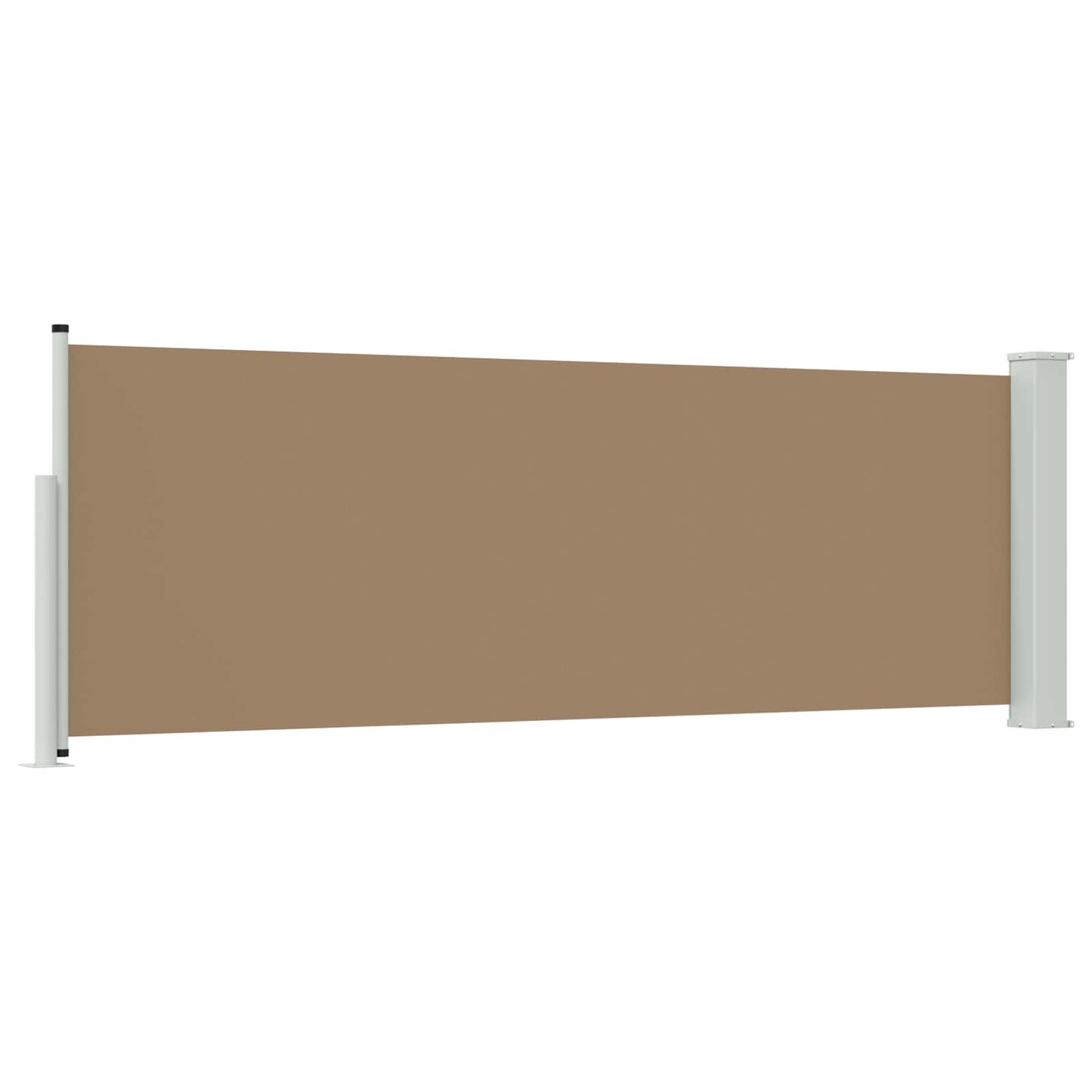 Udtrækkeligt side-markise Rektangulær 500 x 100 cm Polyester