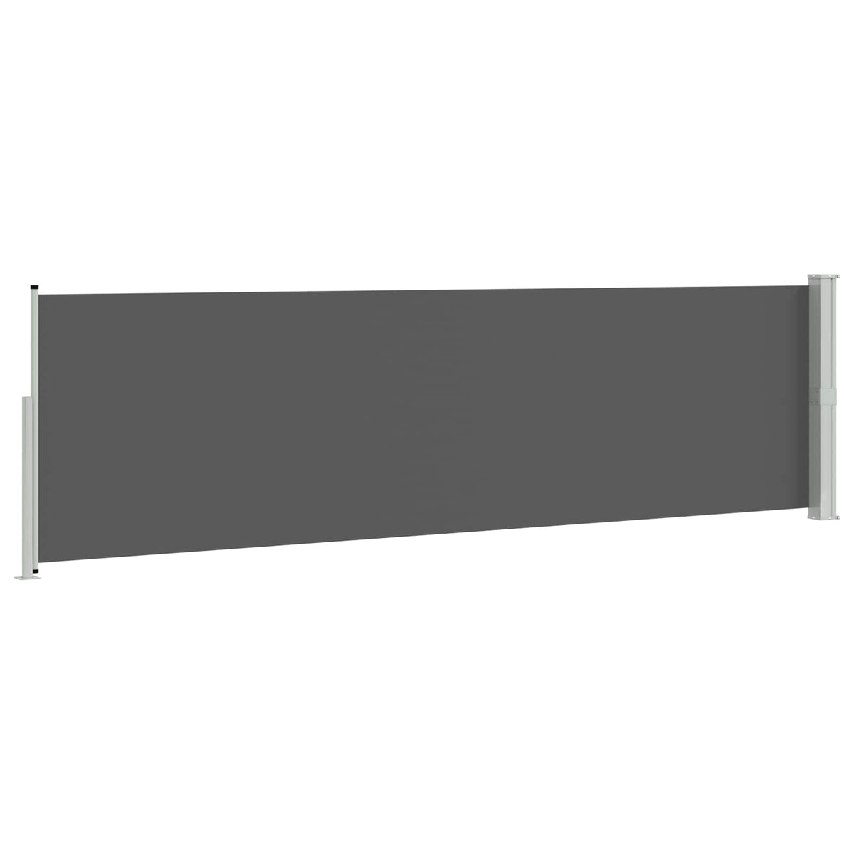 Udtrækkeligt side-markise Rektangulær 140 x 500 cm Polyester