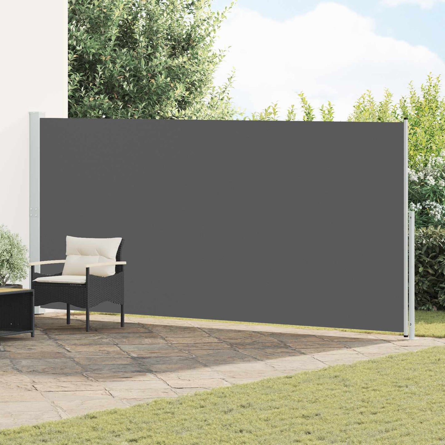 Udtrækkeligt side-markise Rektangulær 180 x 500 cm