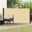 Udtrækkeligt side-markise 300 x 160 cm Polyester Rektangulær