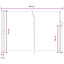 Udtrækkeligt side-markise 300 x 170 cm Polyester Rektangulær