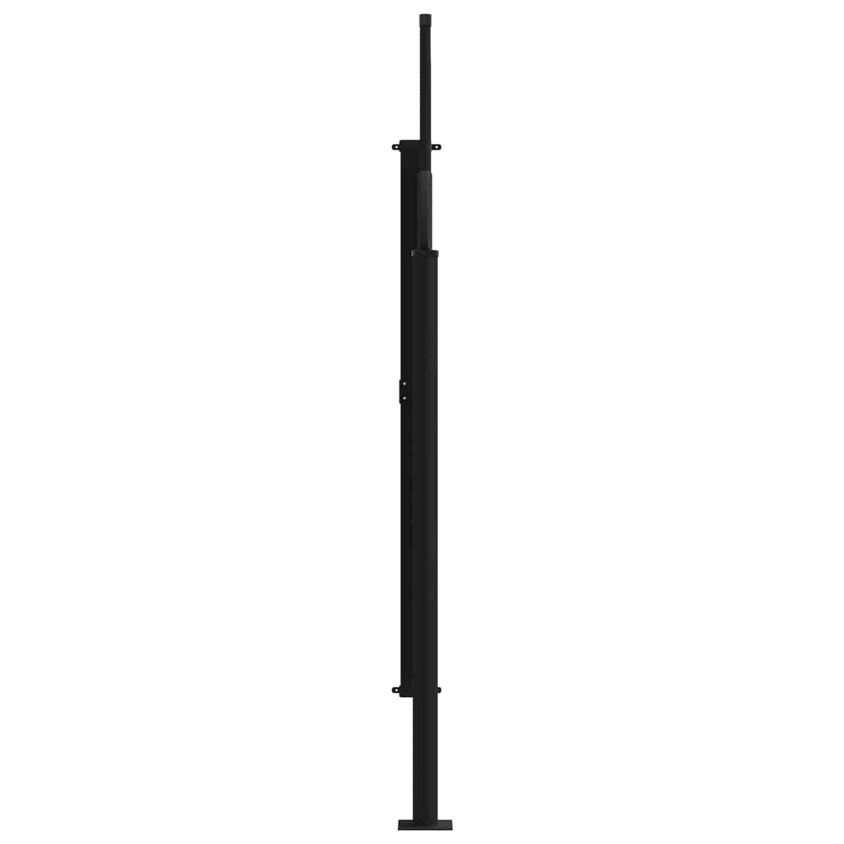 Udtrækkeligt side-markise 500 x 120 cm Polyester Rektangulær
