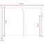 Udtrækkeligt side-markise 600 x 140 cm Polyester Rektangulær
