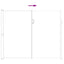 Udtrækkeligt side-markise 600 x 200 cm Polyester Rektangulær