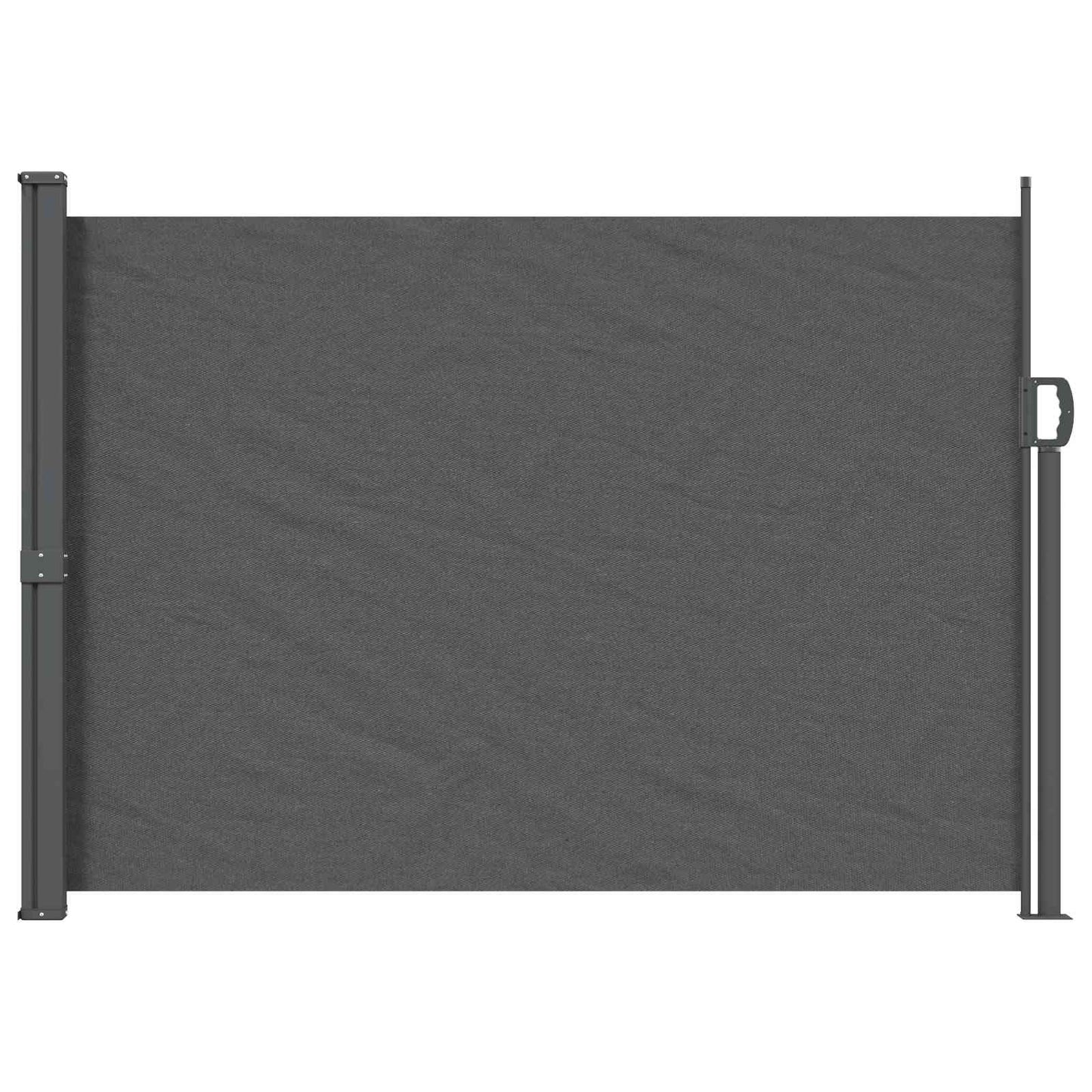 Udtrækkeligt side-markise 120 x 300 cm 100% polyester jern stål