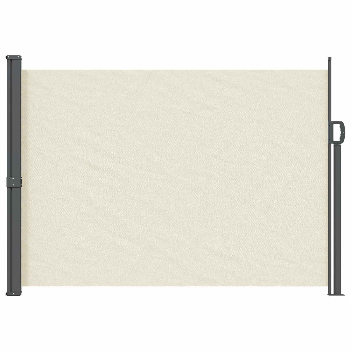 Udtrækkeligt side-markise 160 x 300 cm 100% polyester jern stål