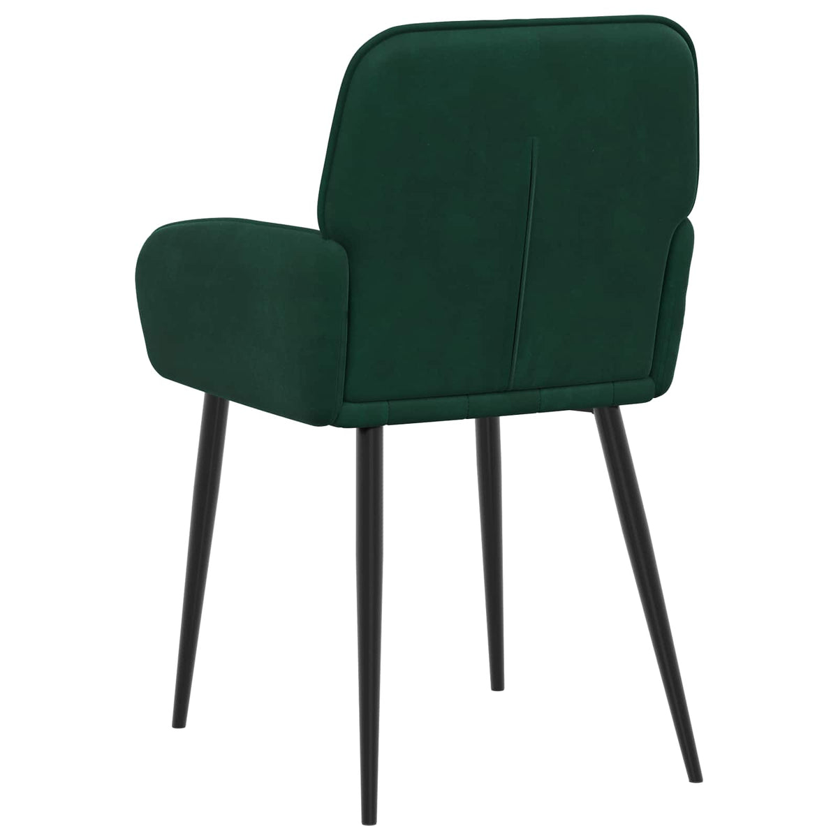 Spisestole 6 stk. Fløjl Mørkegrøn 56.5 x 50 x 85 cm