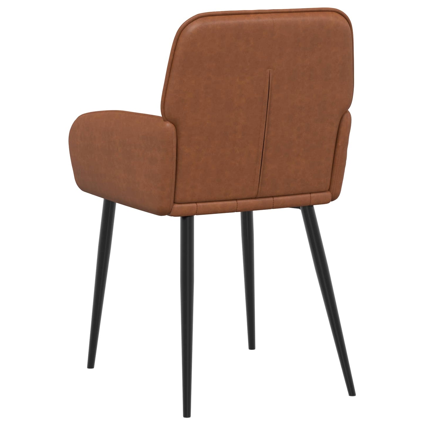 Spisestole 4 stk. Kunstlæder Brun 56,5 x 50 x 85 cm