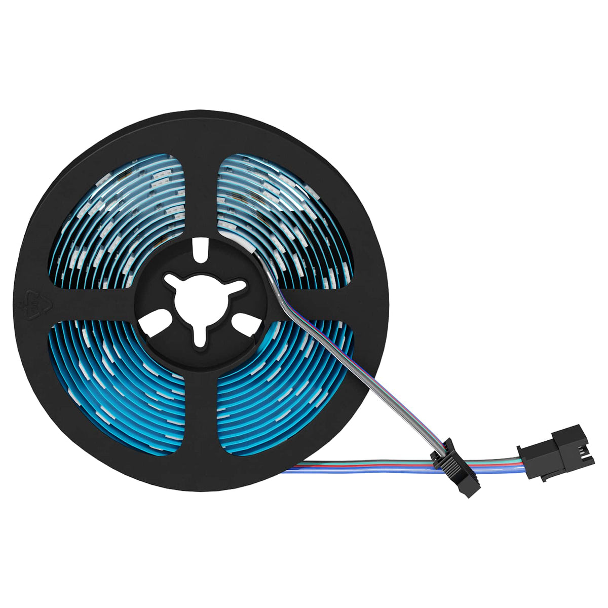 LED Strip 2 stk. Sort og Gennemsigtig Kobber og plastik