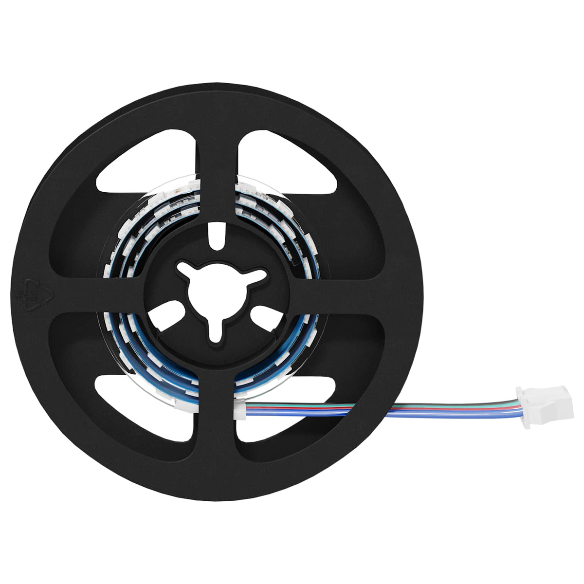 LED Strip 2 stk. Sort og Gennemsigtig Kobber og plastik