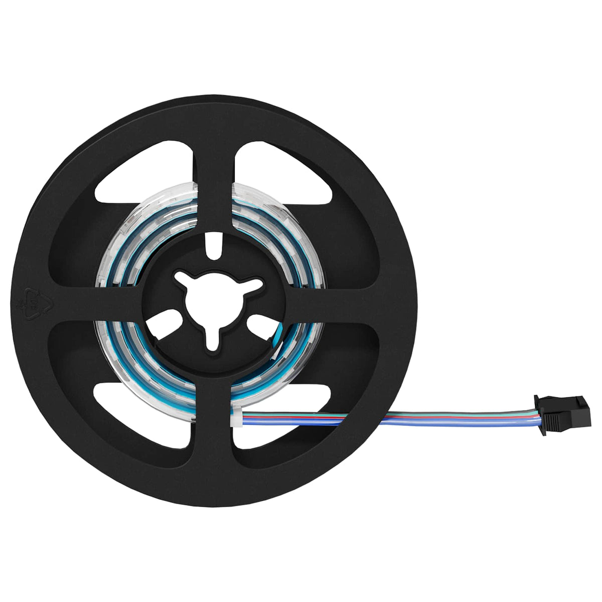 LED Strip 2 stk. Sort og Gennemsigtig Kobber og plastik