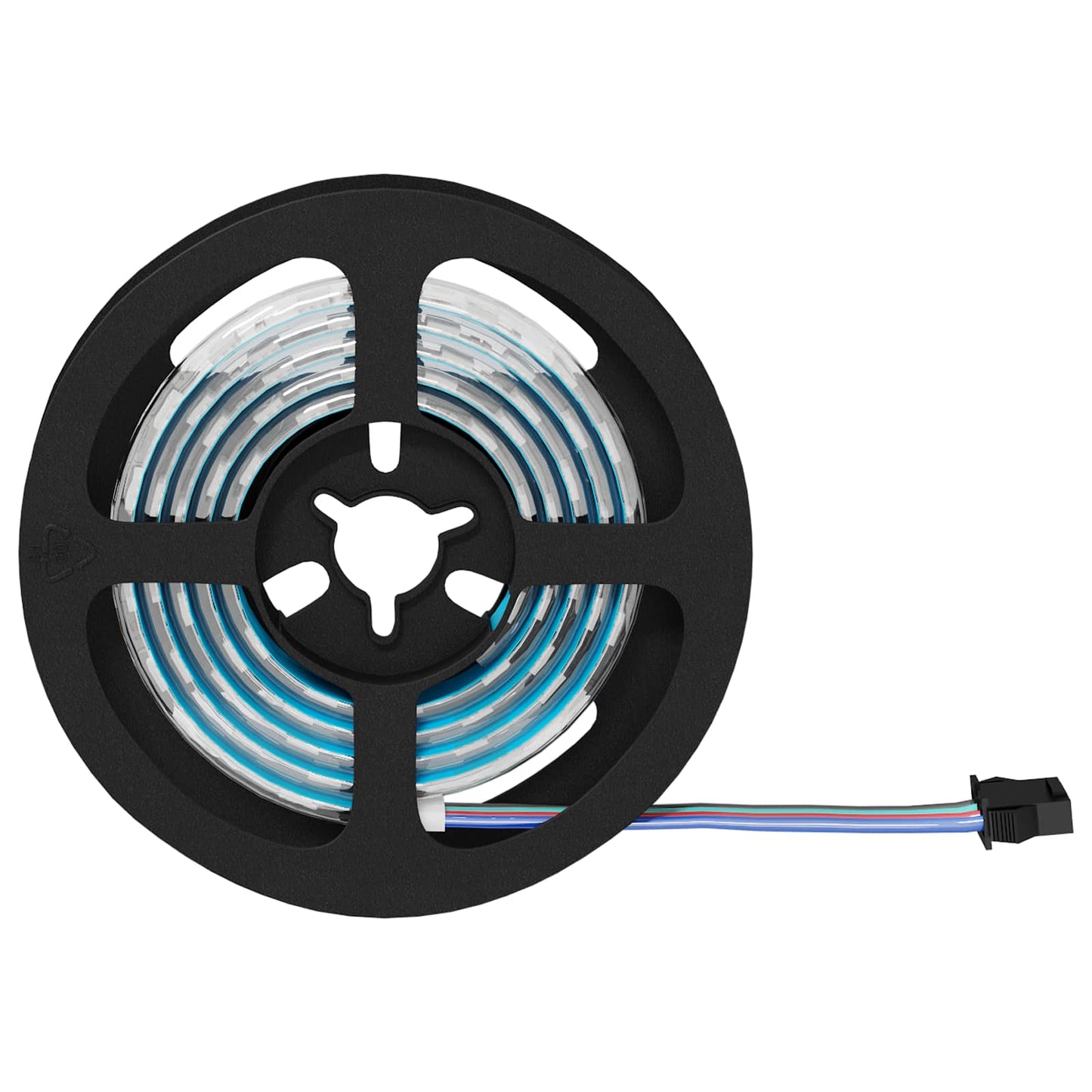 LED Strip 2 stk. Sort og Gennemsigtig Kobber og plastik