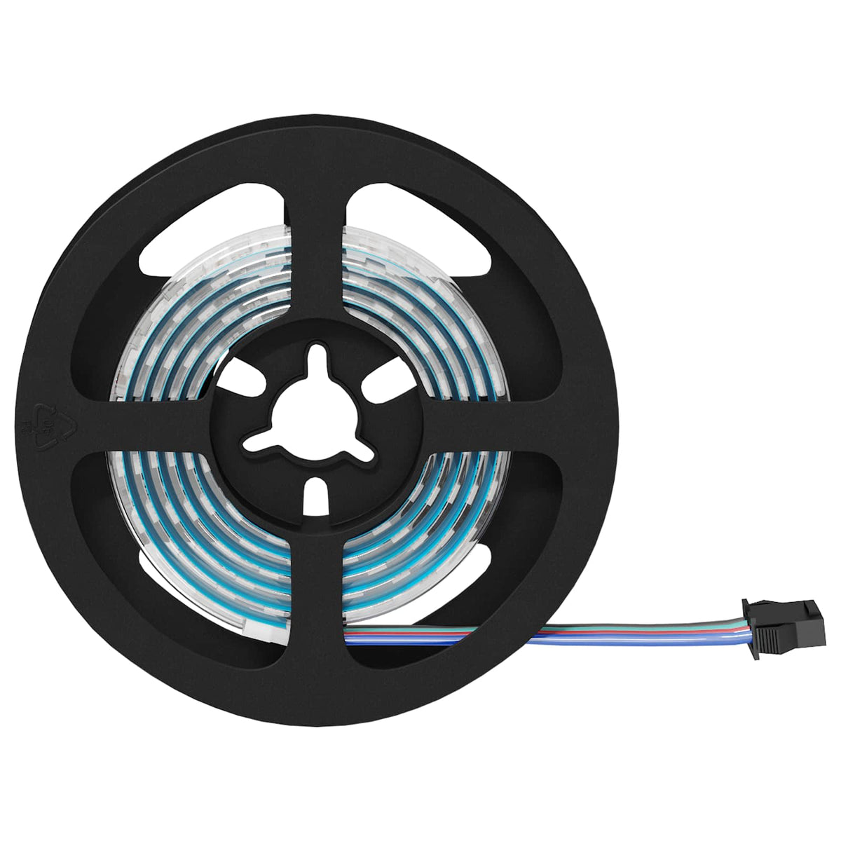 LED Strip 2 stk. Sort og Gennemsigtig Kobber og plastik