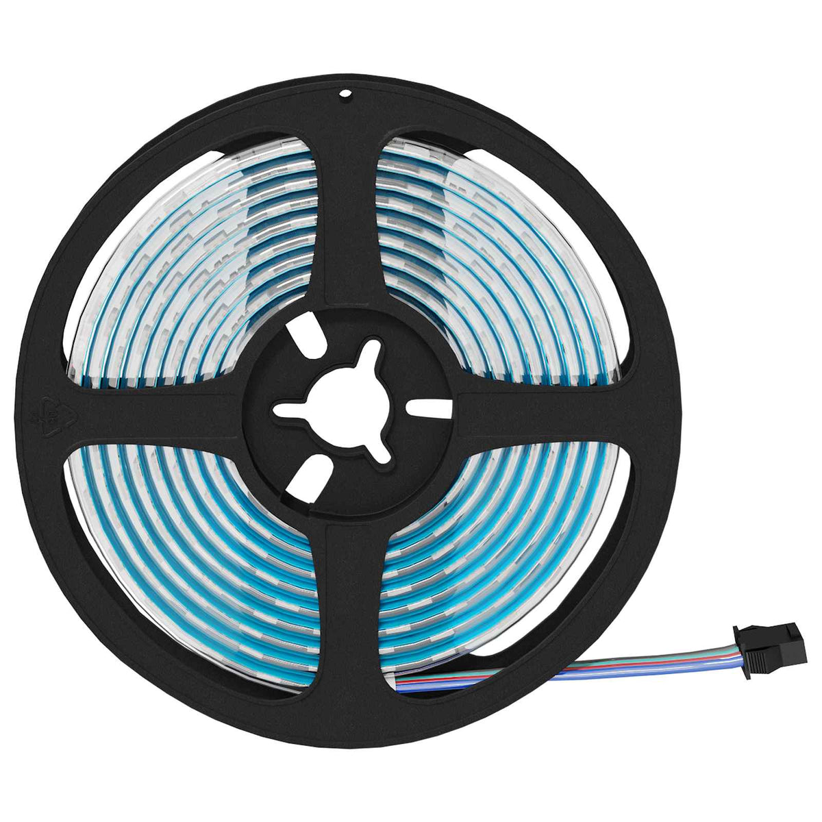 LED Strip 2 stk. Sort og Gennemsigtig Kobber og plastik