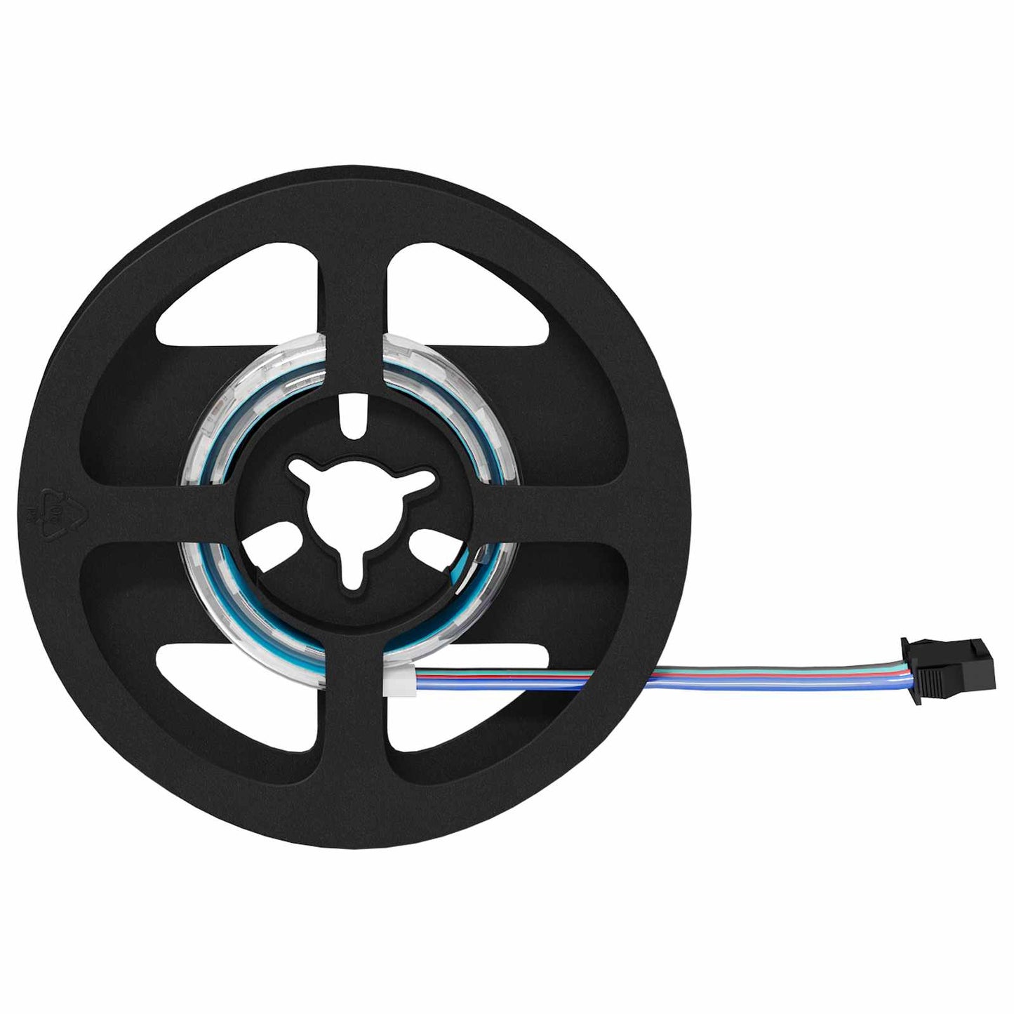 LED Strip 2 stk. Sort og Gennemsigtig Kobber og plastik