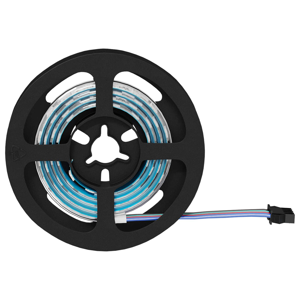 LED Strip 2 stk. Sort og Gennemsigtig Kobber og plastik