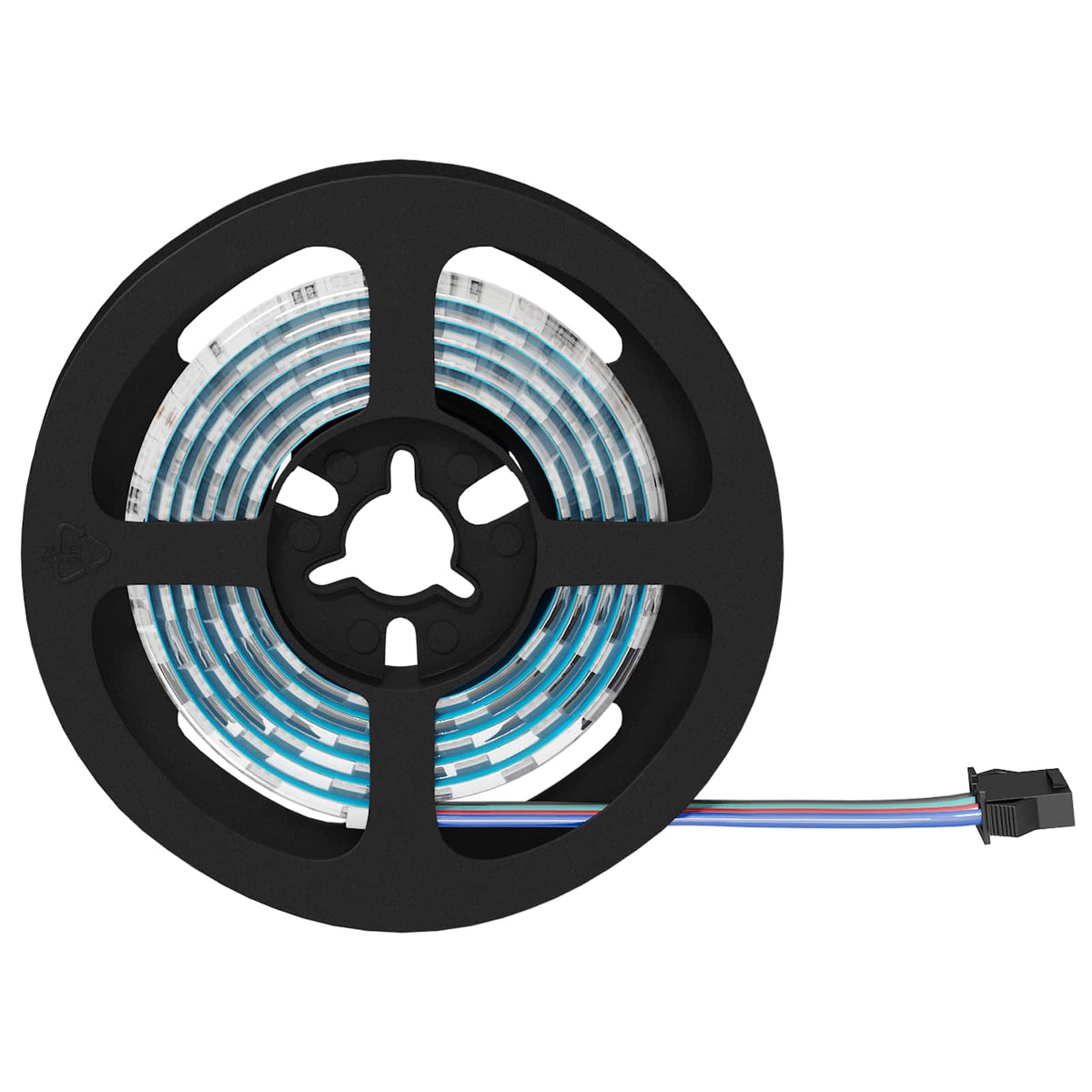 LED Strip 2 stk. Sort og Gennemsigtig Kobber og plastik