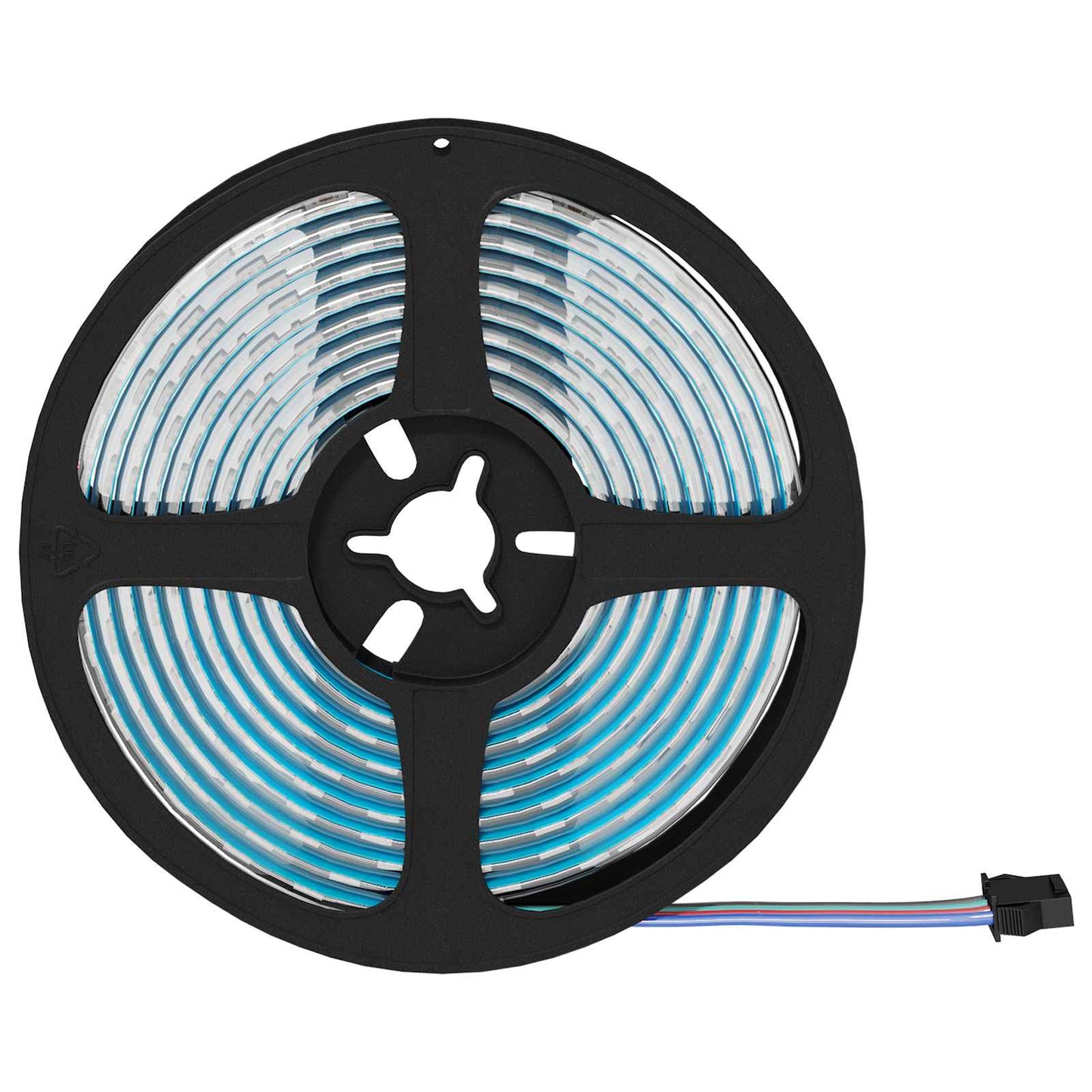LED Strip 2 stk. Sort og Gennemsigtig Kobber og plastik