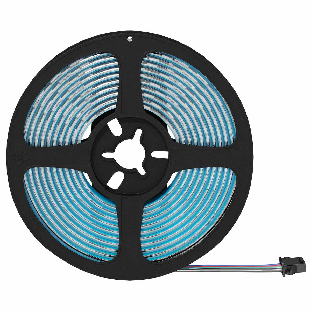 LED Strip 2 stk. Sort og Gennemsigtig Kobber og plastik