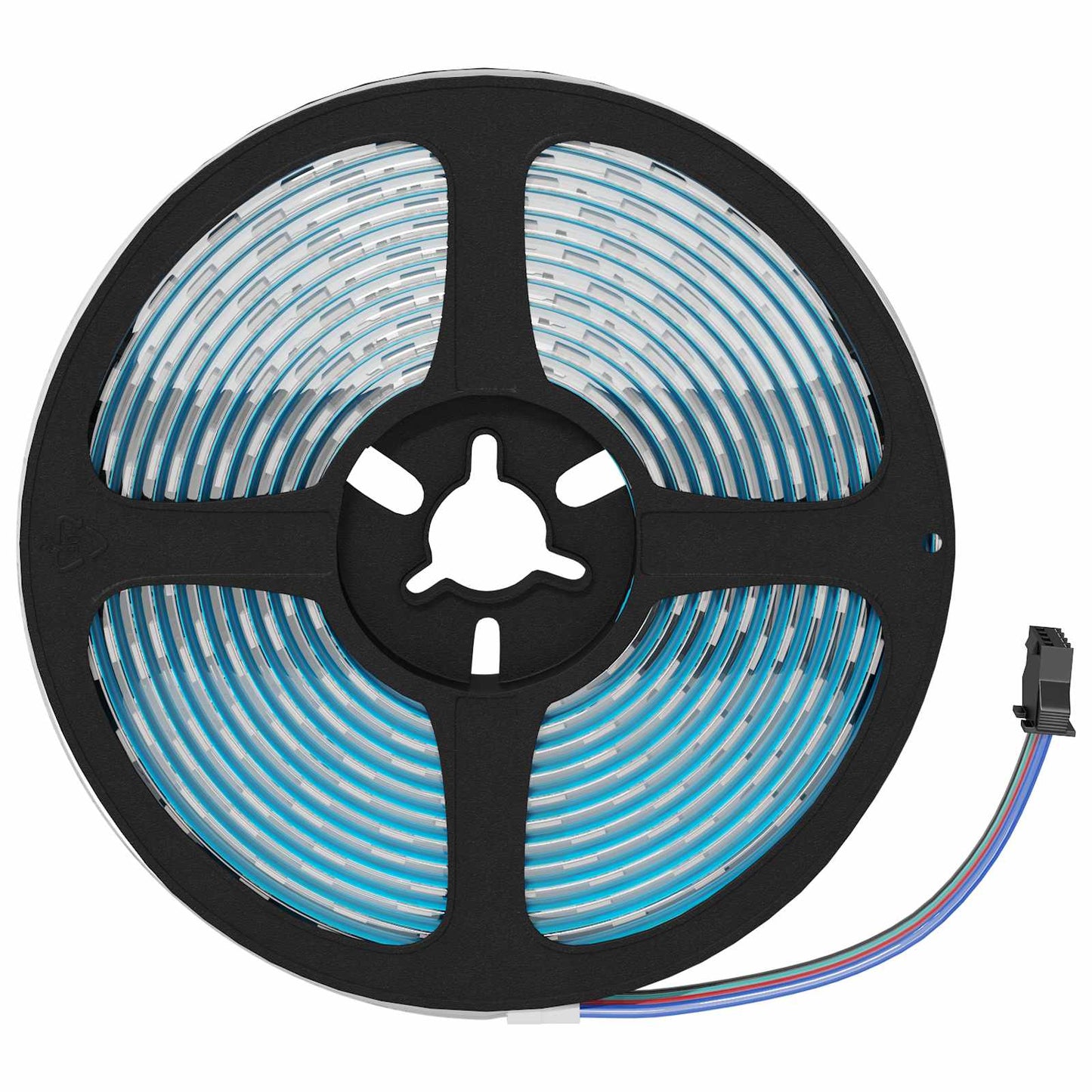 LED Strip 2 stk. Sort og Gennemsigtig Kobber og plastik