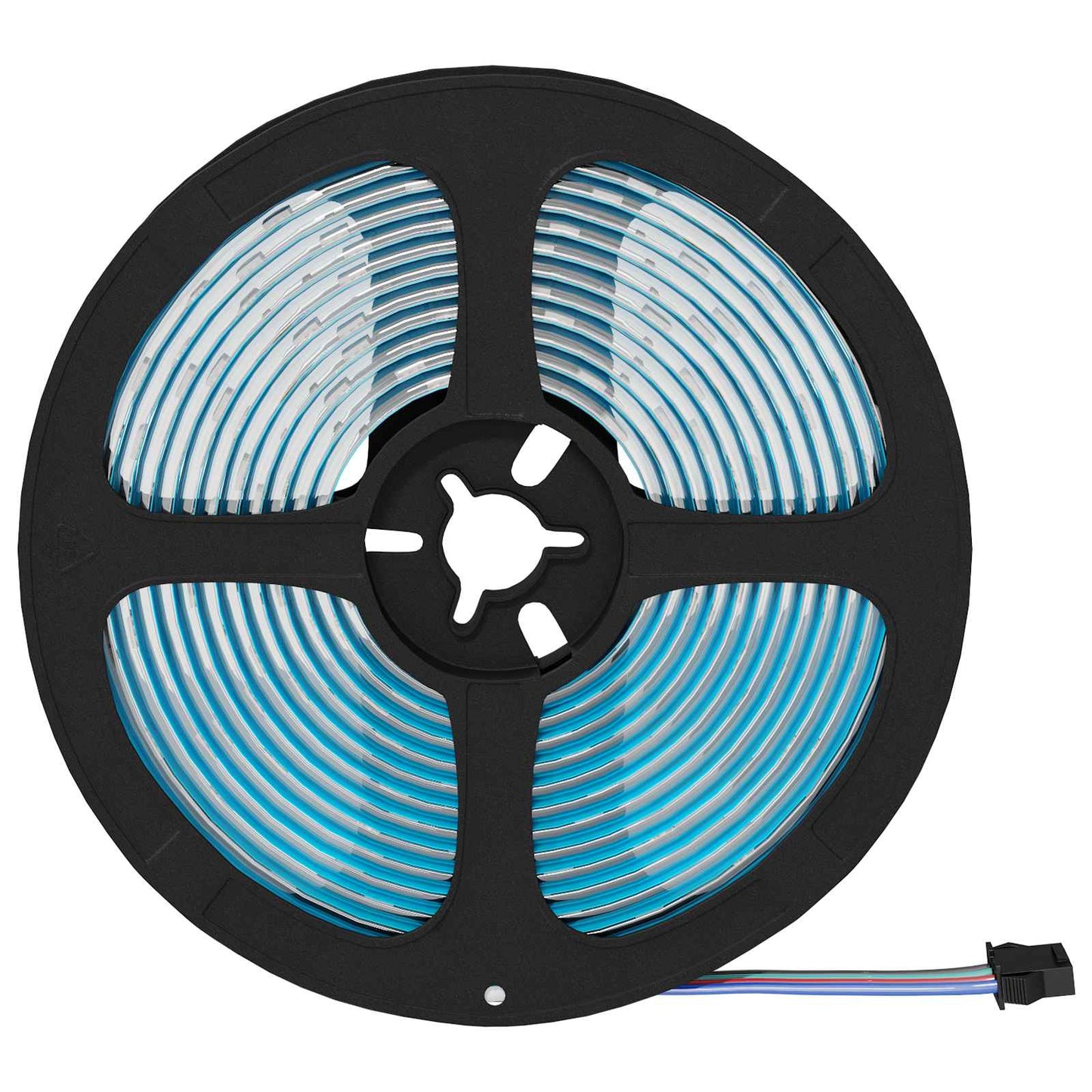 LED Strip 2 stk. Sort og Gennemsigtig Kobber og plastik
