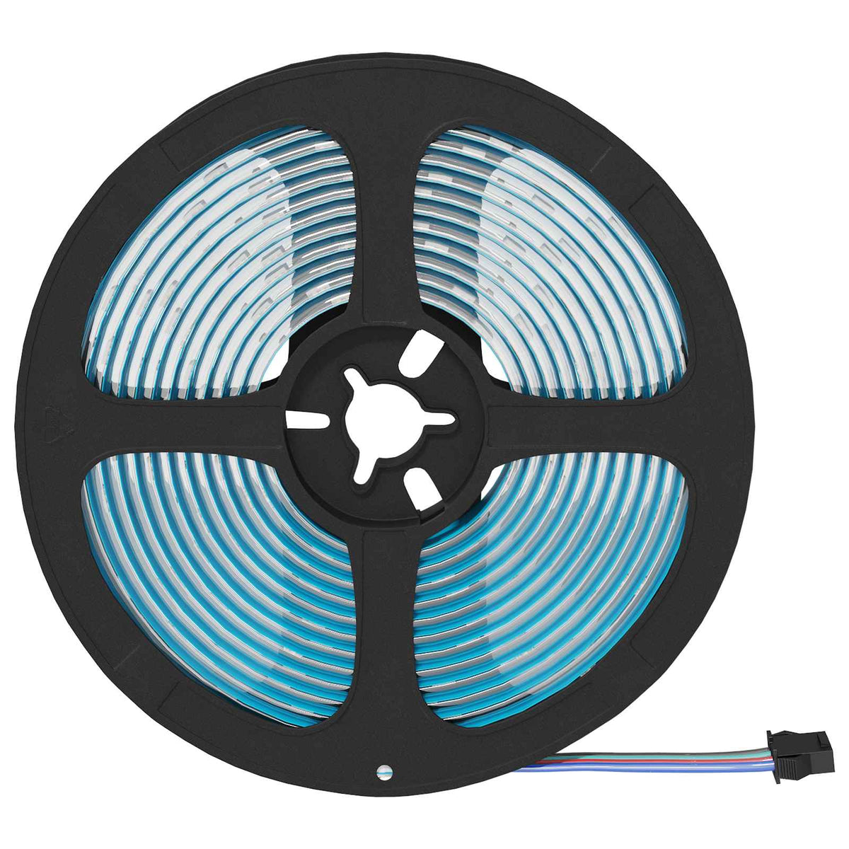 LED Strip 2 stk. Sort og Gennemsigtig Kobber og plastik
