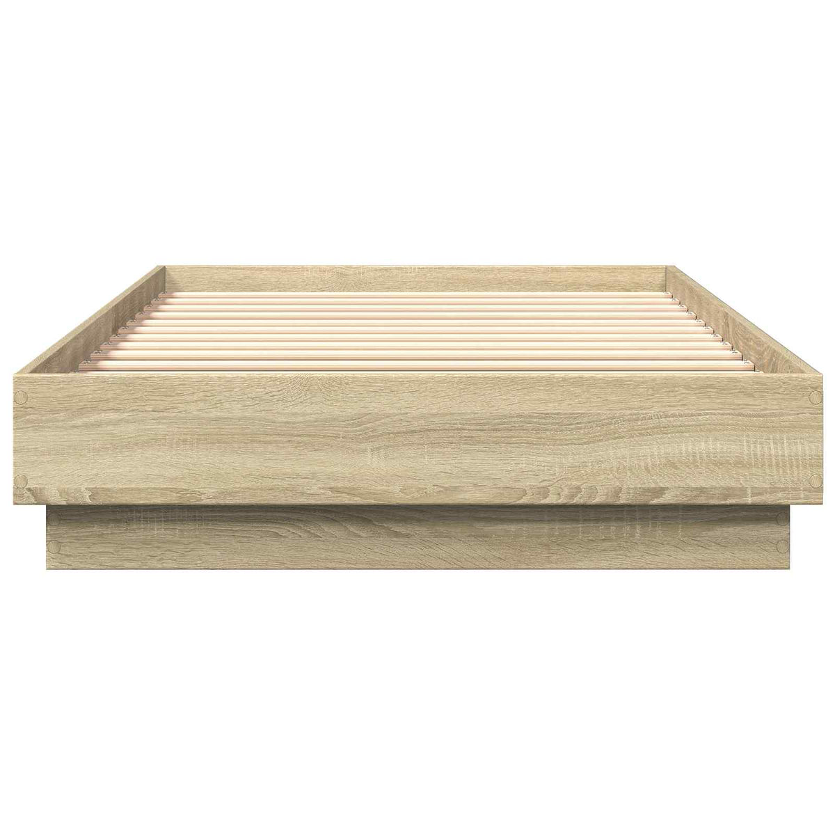 Gulvsengramme Sonoma-eg 80 x 200 cm Konstrueret træ