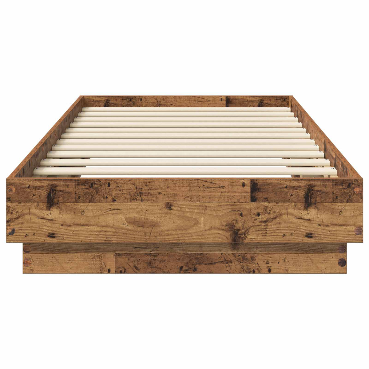 Gulvsengramme Gammelt træ 80 x 200 cm Konstrueret træ