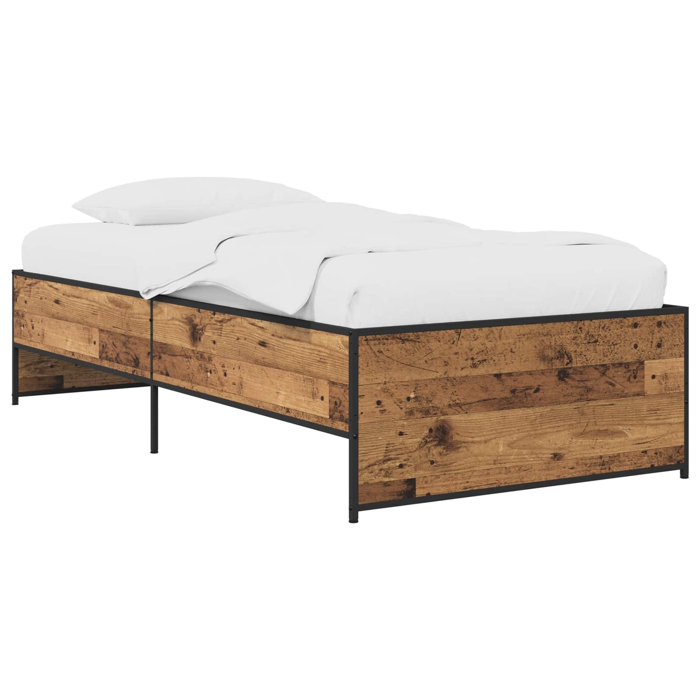 Sengestel Gammelt træ 80 x 200 cm Konstrueret træ