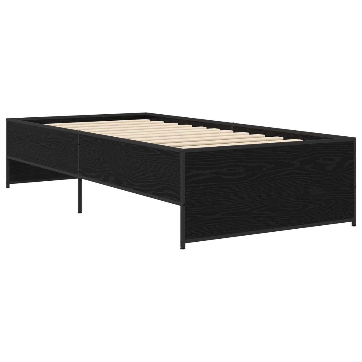 Sengestel Sort eg 80 x 200 cm Konstrueret træ