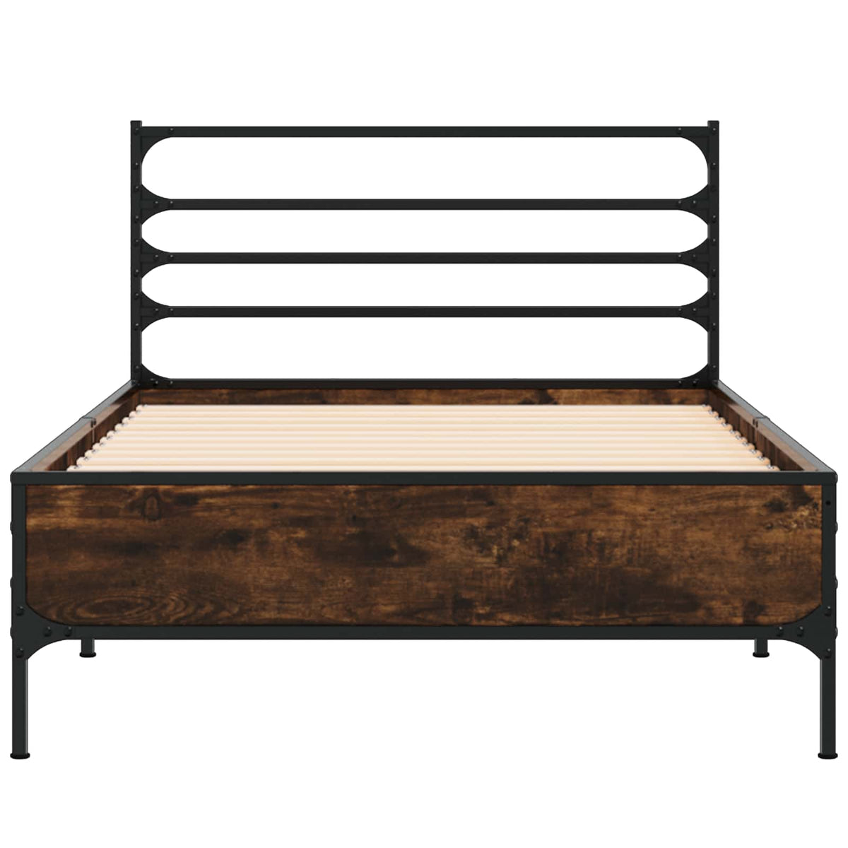Sengestel Røget eg 80 x 200 cm Konstrueret træ