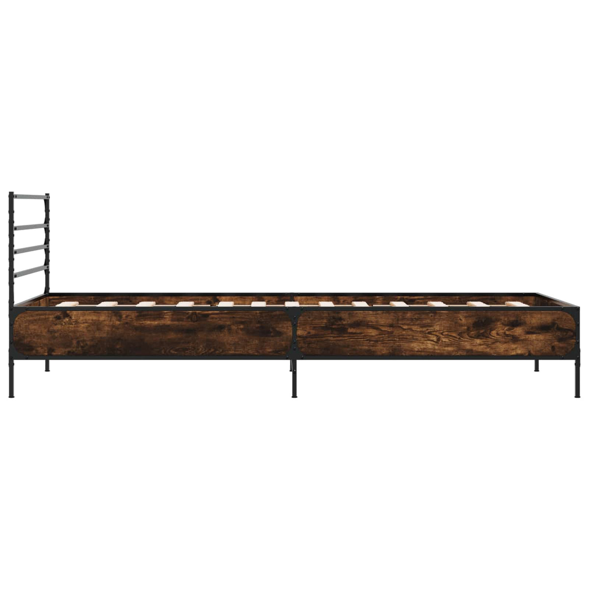 Sengestel Røget eg 80 x 200 cm Konstrueret træ