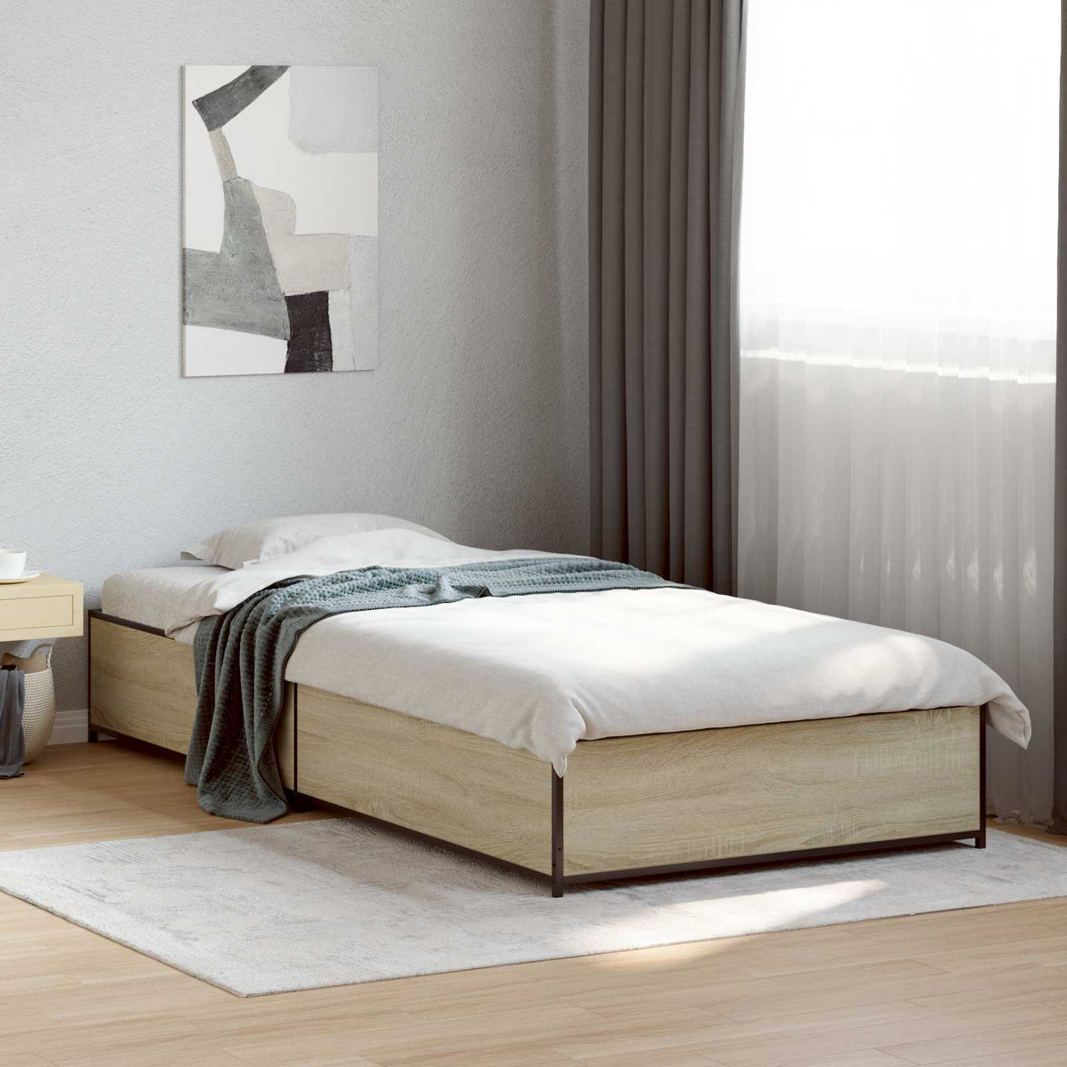 Sengestel Sonoma-eg 80 x 200 cm Konstrueret træ